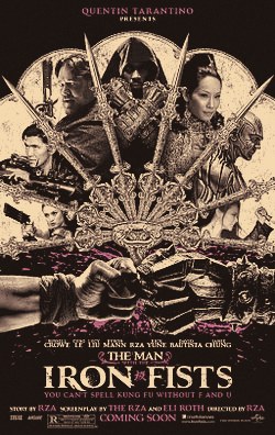Official theatrical one-sheet poster for The Man with the Iron Fists